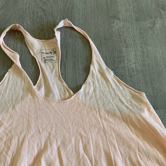 Free People Pink Long Shirt Top Blouse XS. M - Picture 5 of 8